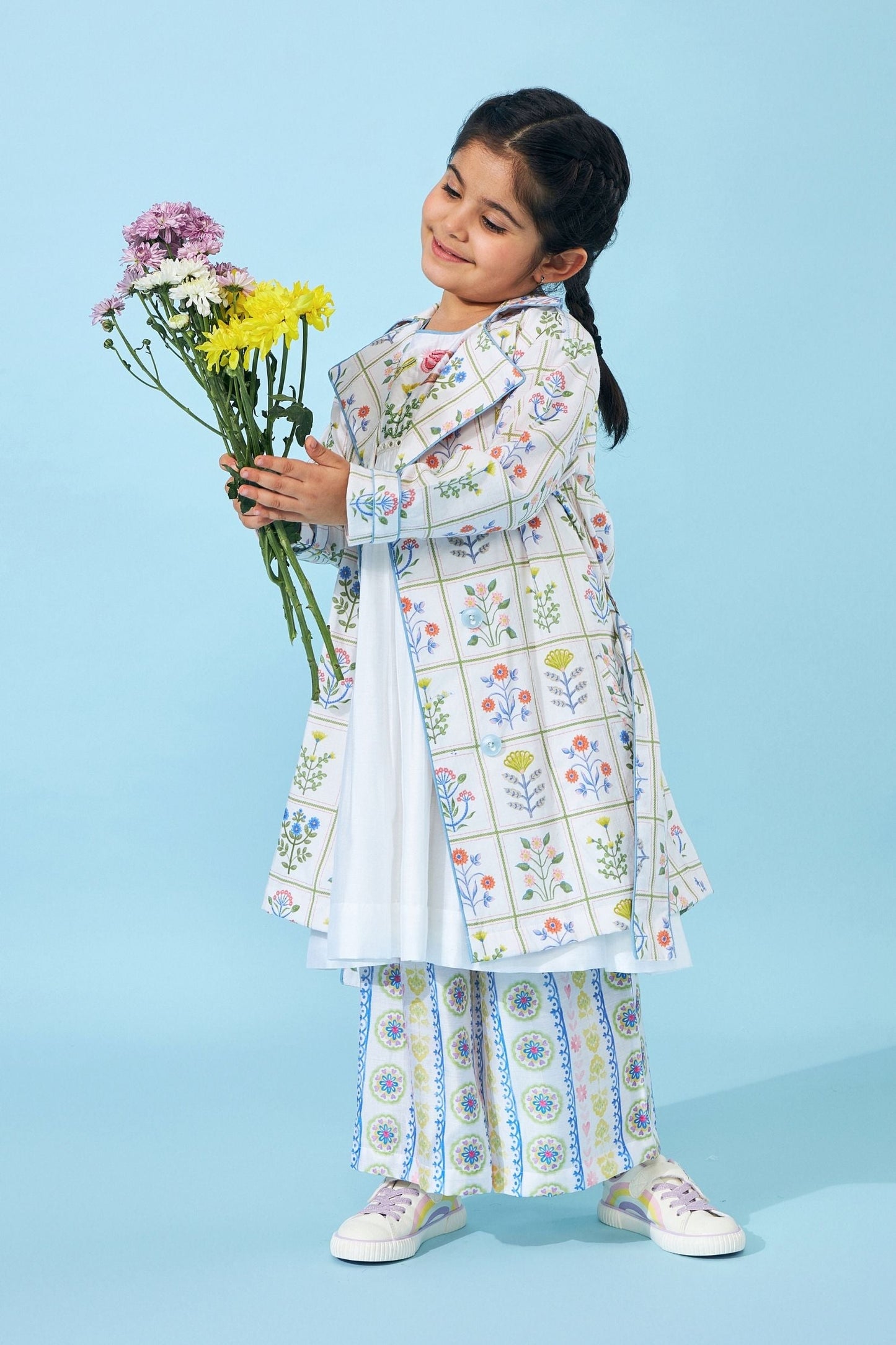 Ella Mae Girls Trench Coat