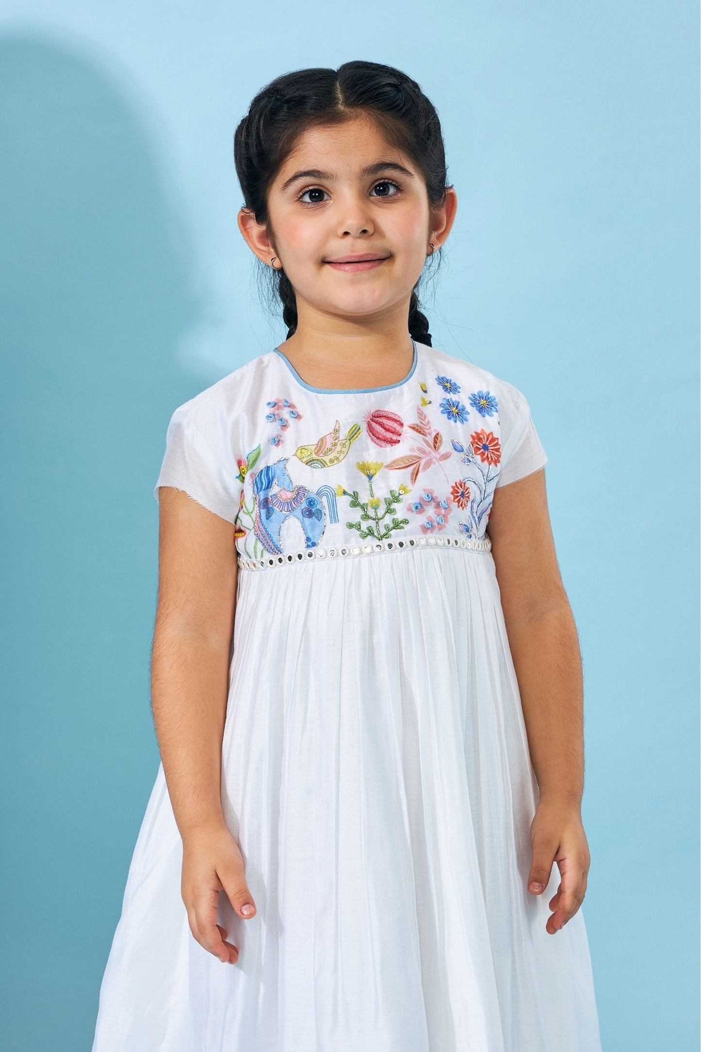 Ella Mae Embellished Girls Coord ( Set Of 2 pcs)