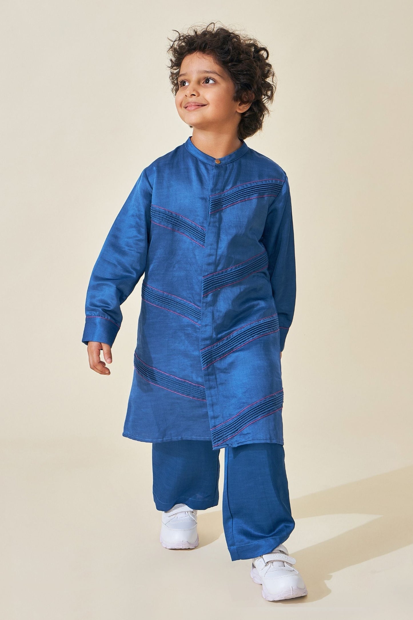 Blue Boys Kurta Set (Set of 2 pcs)