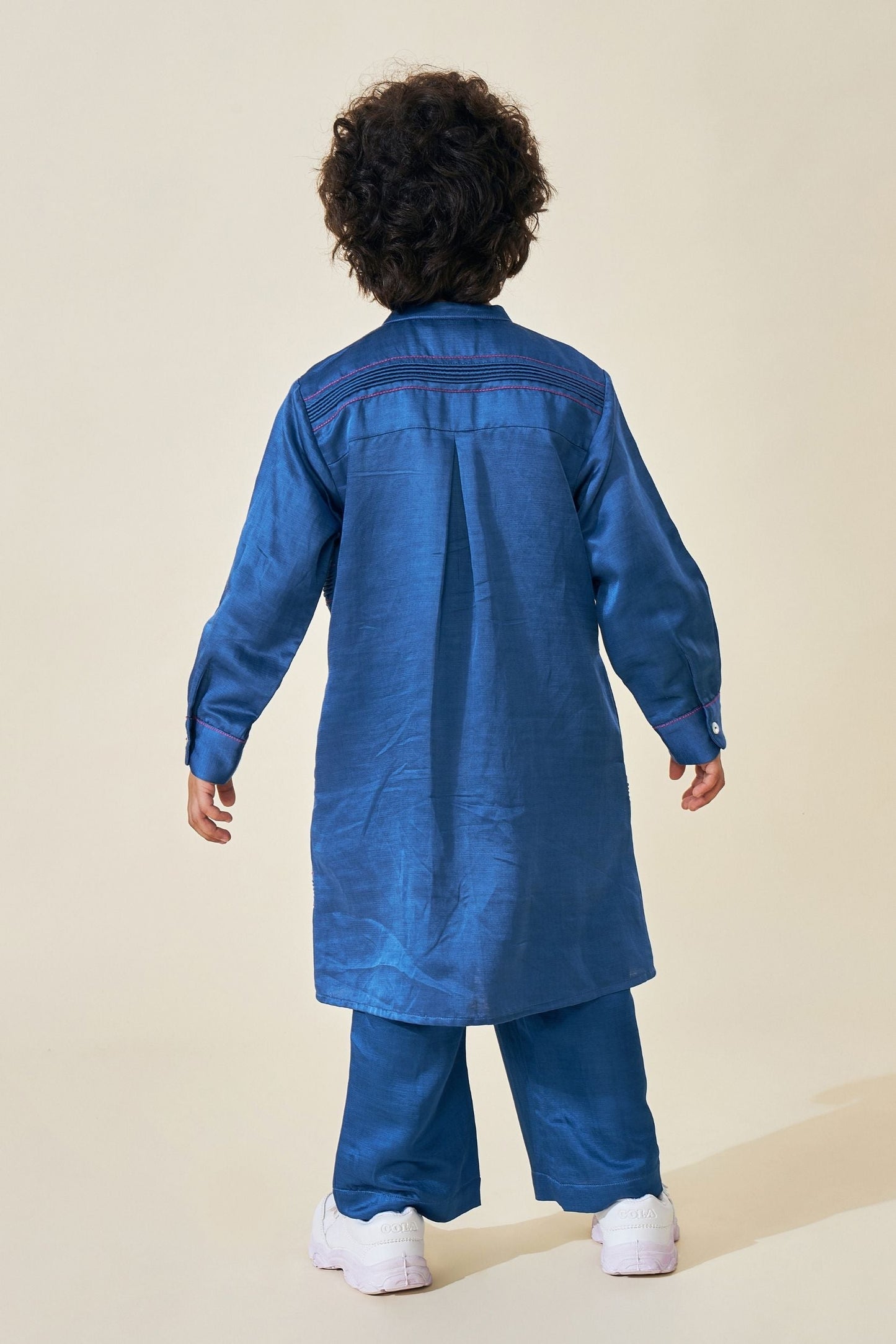 Blue Boys Kurta Set (Set of 2 pcs)
