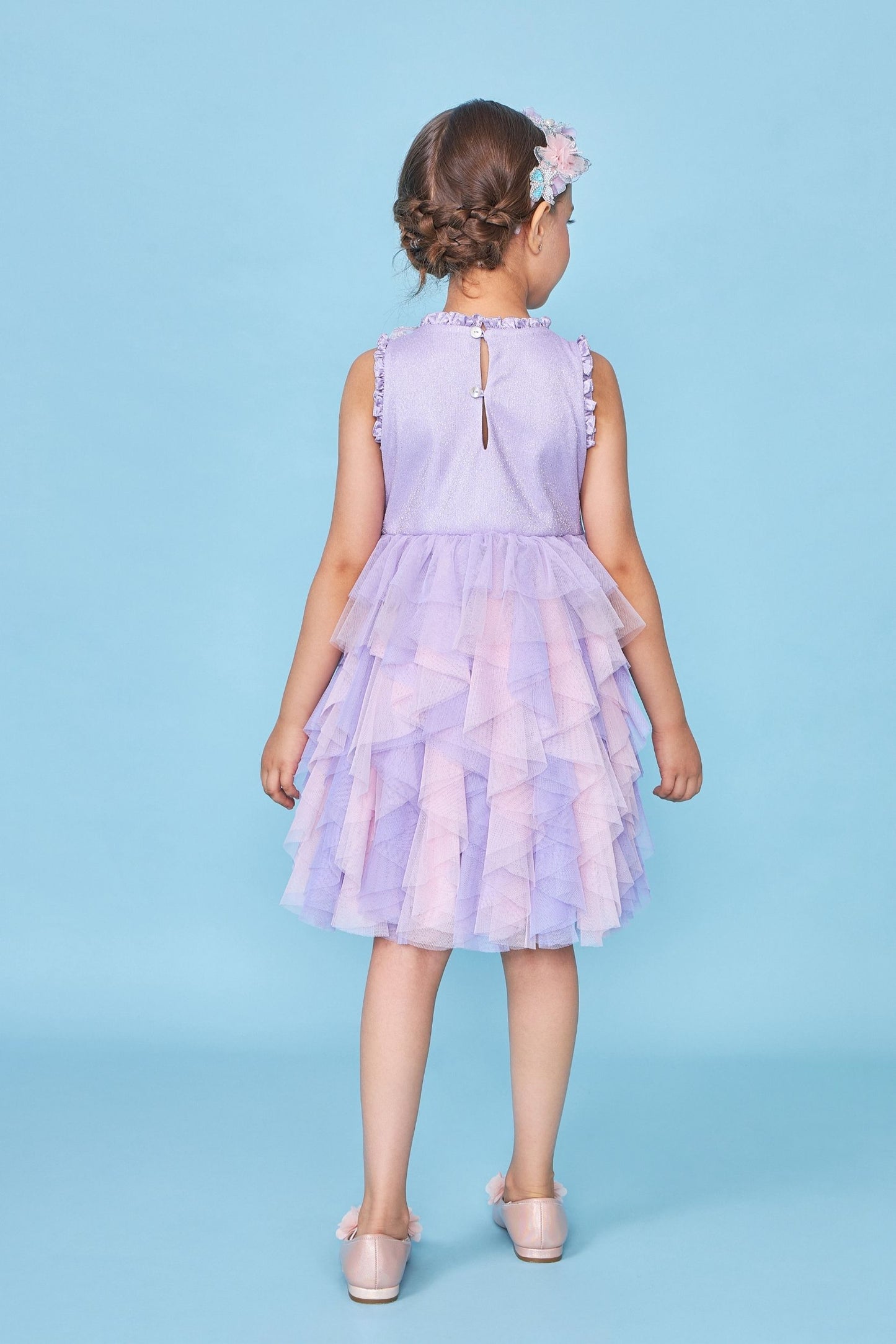 Ariel Embellished Kids Dress