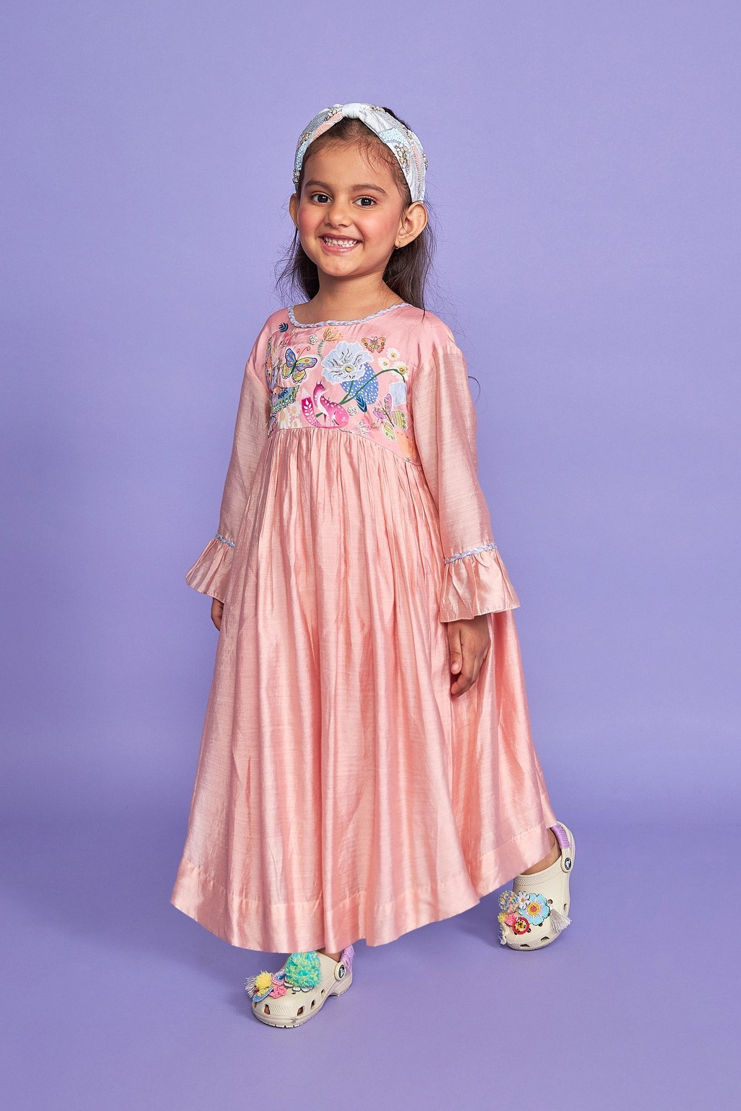Sparrow Pink Kids LONG dress