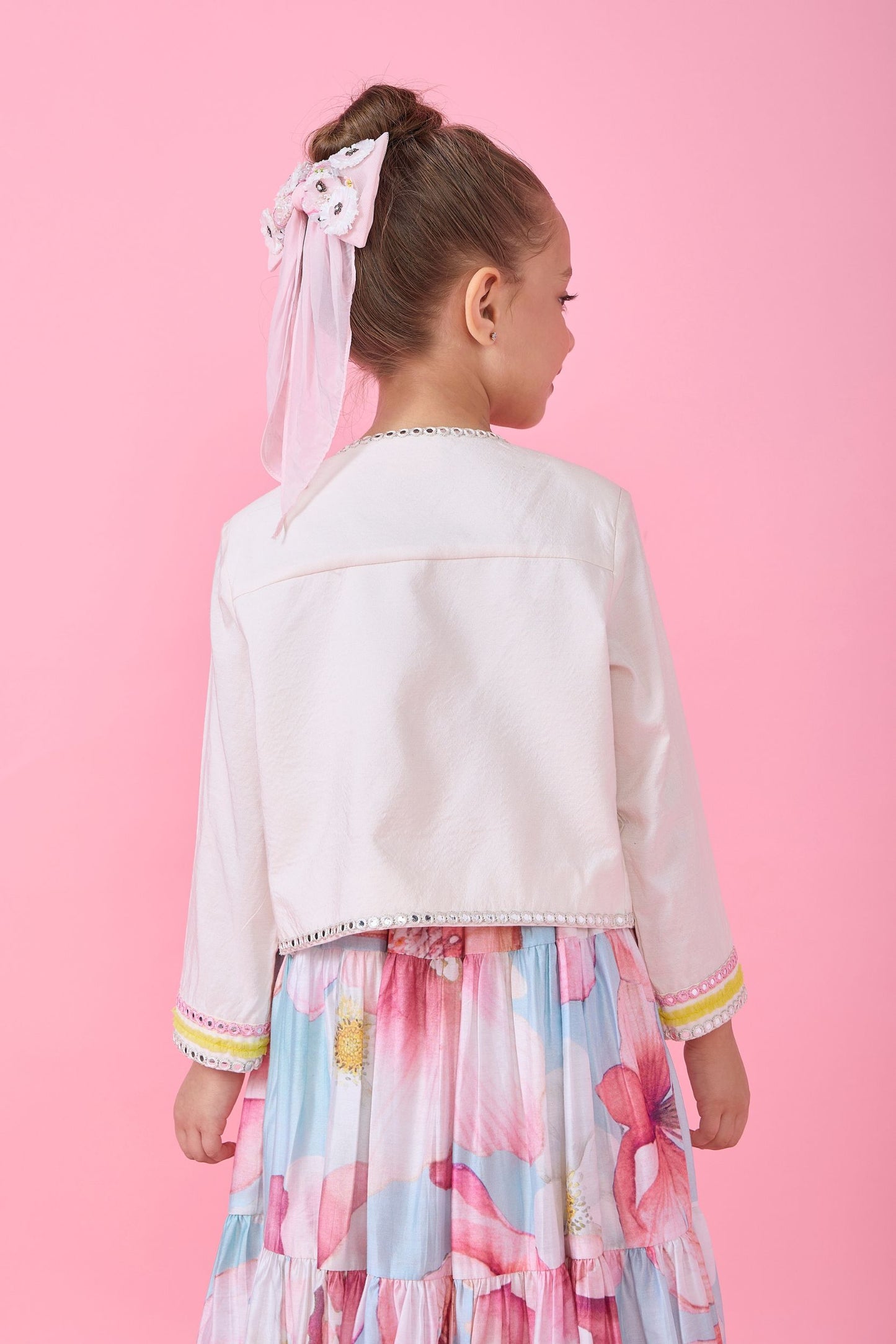Flora Girls Embellished Jacket