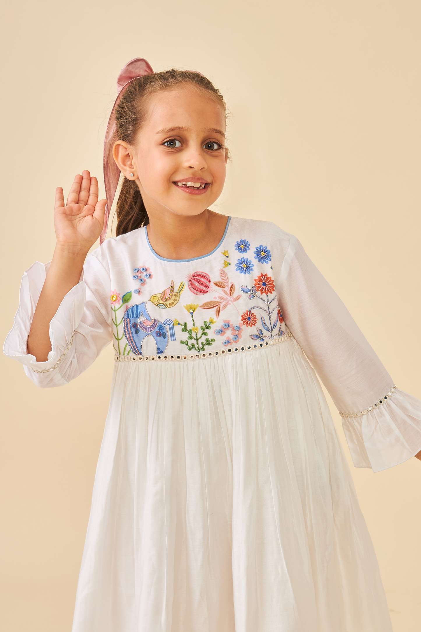 Ella Mae Embellished Long dress- 1 pc