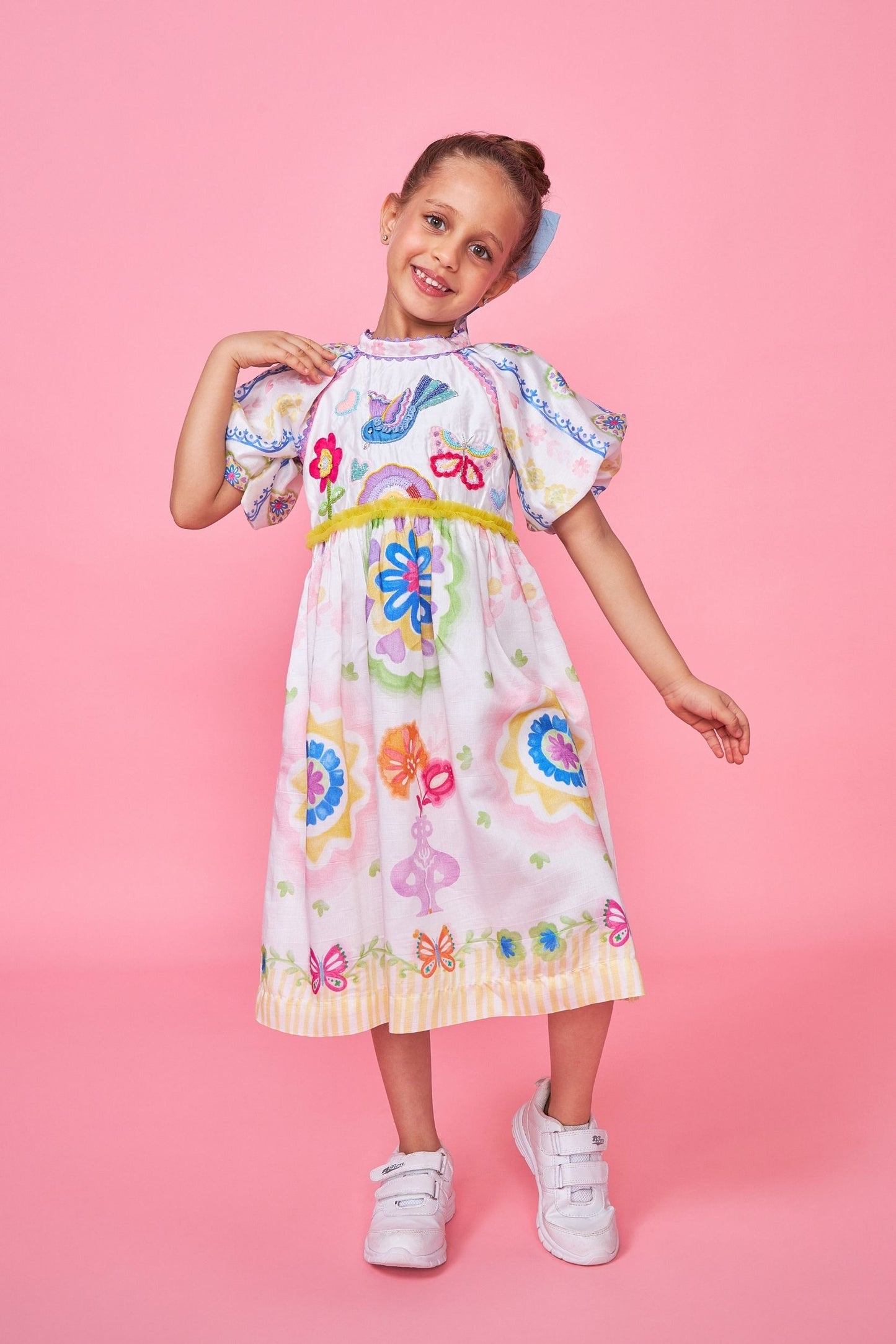 Mae Embellished Kids Dress