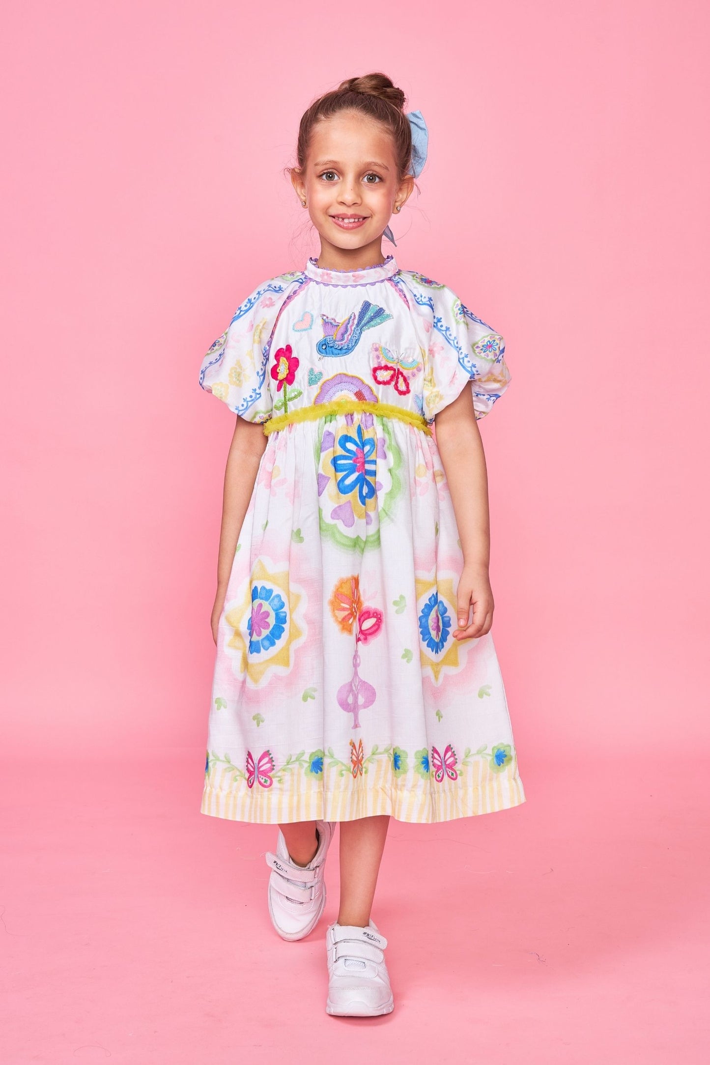 Mae Embellished Kids Dress