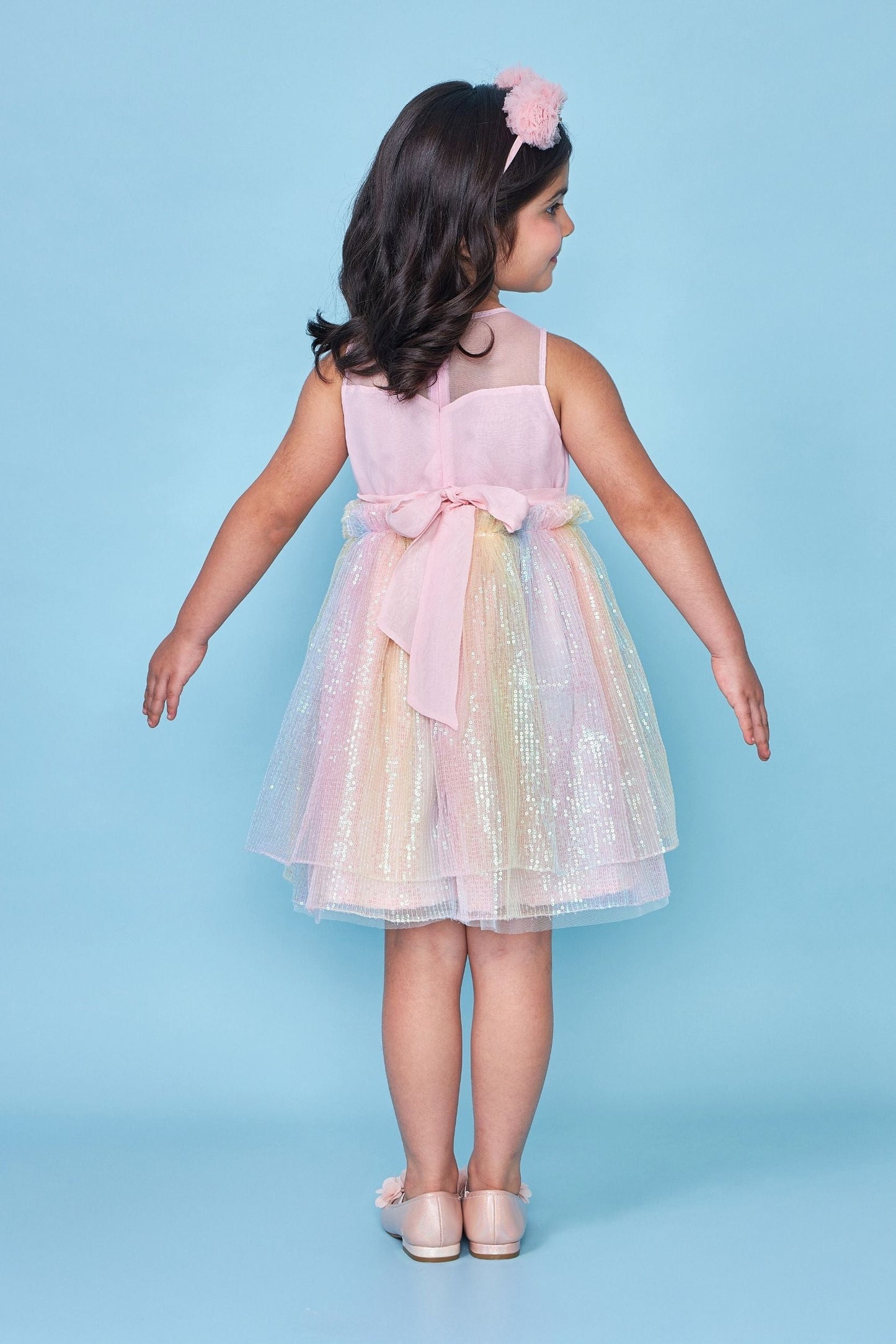Hazel Fairytale Embellished Kids Dress