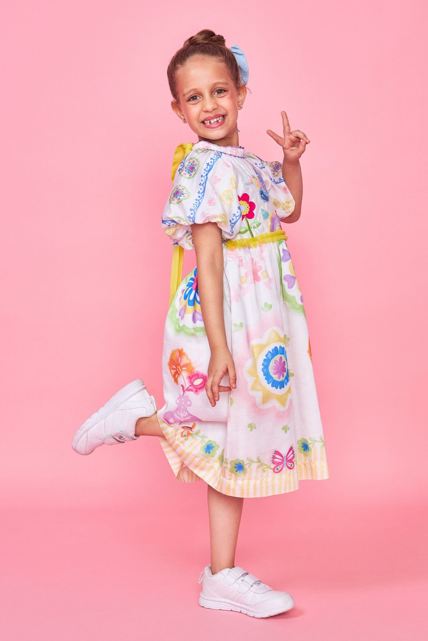 Mae Embellished Kids Dress