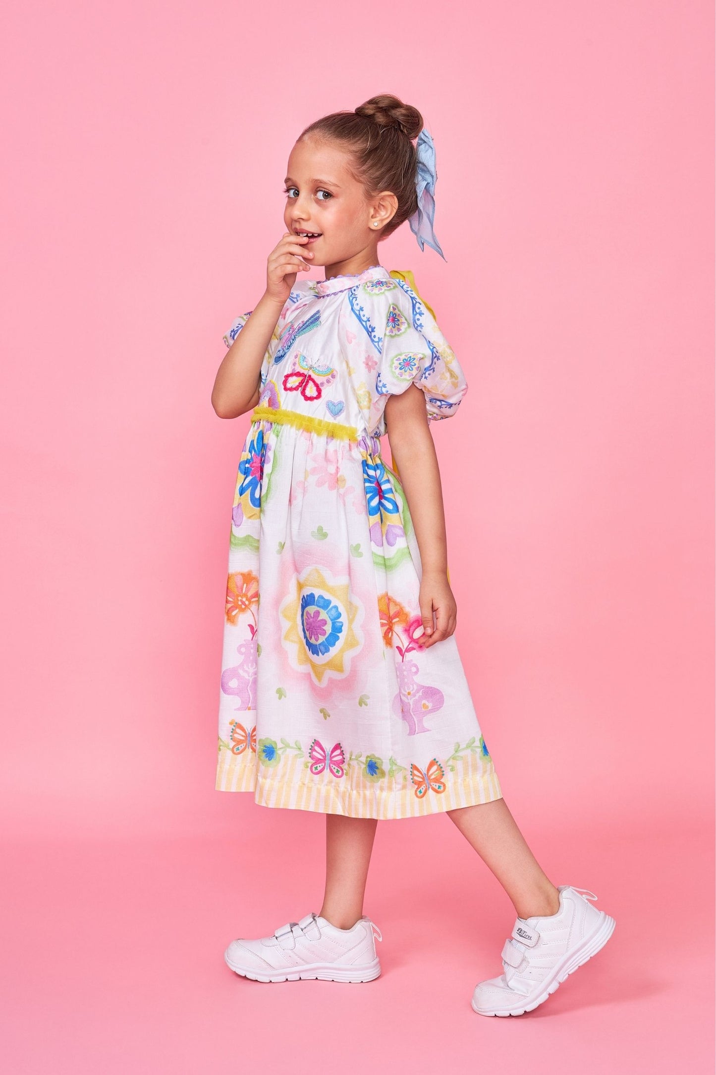 Mae Embellished Kids Dress