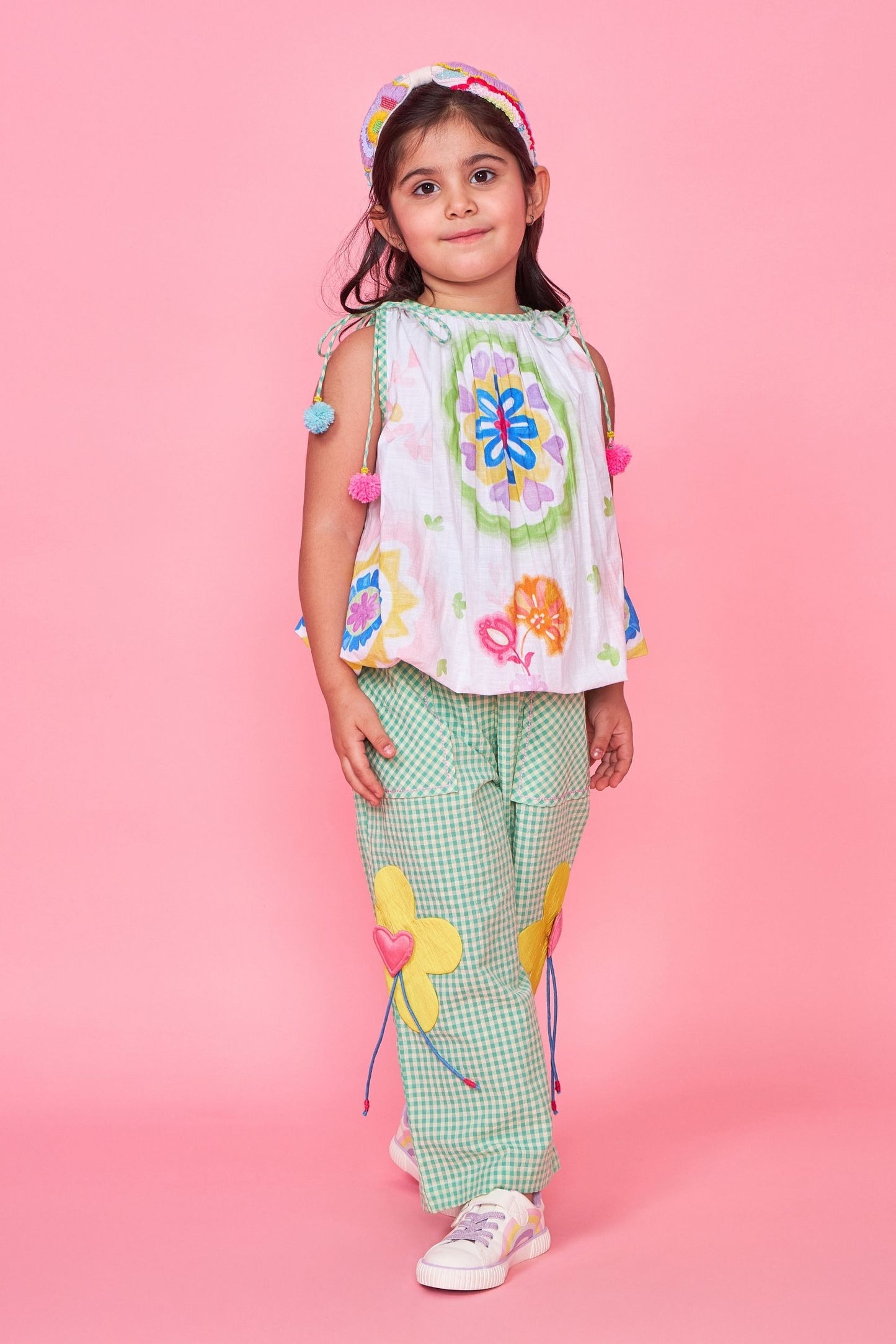 Mae Embroidered Kids Coord Set