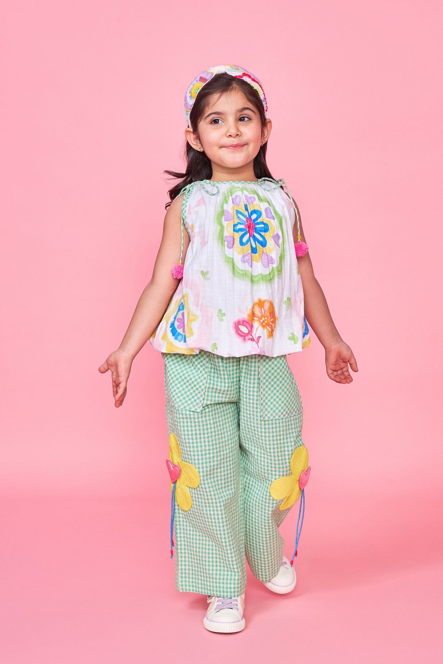 Mae Embroidered Kids Coord Set
