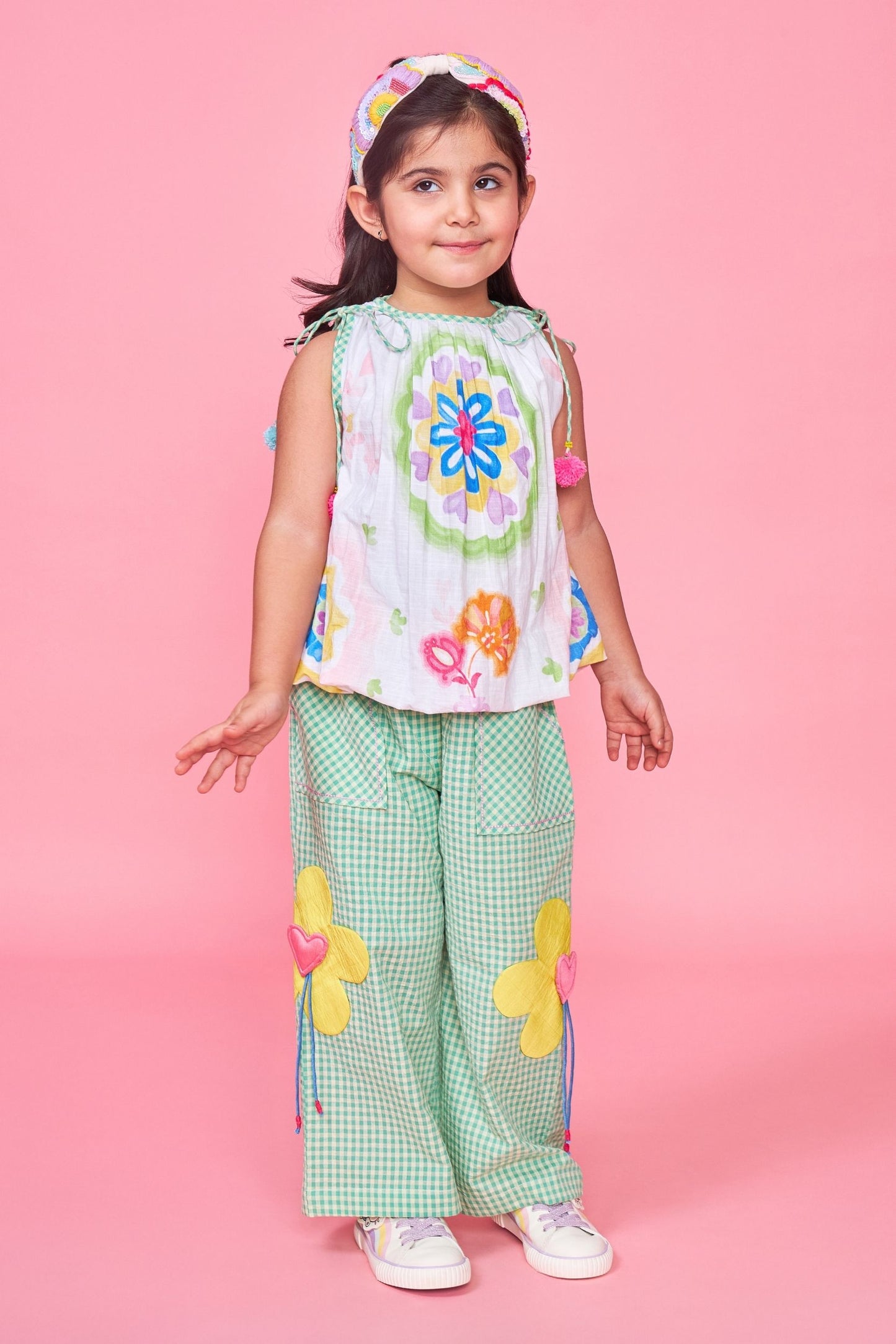 Mae Embroidered Kids Coord Set