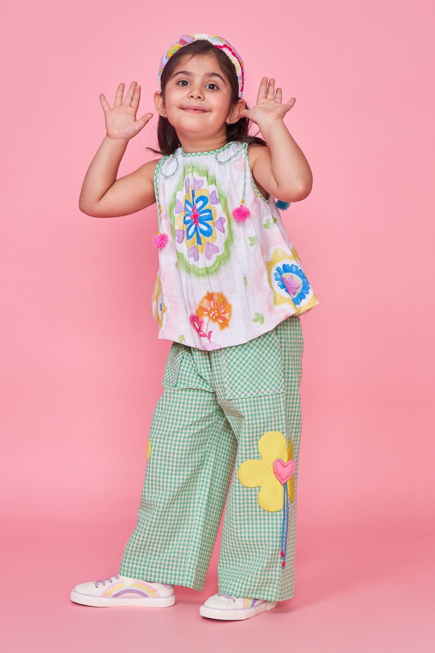 Mae Embroidered Kids Coord Set