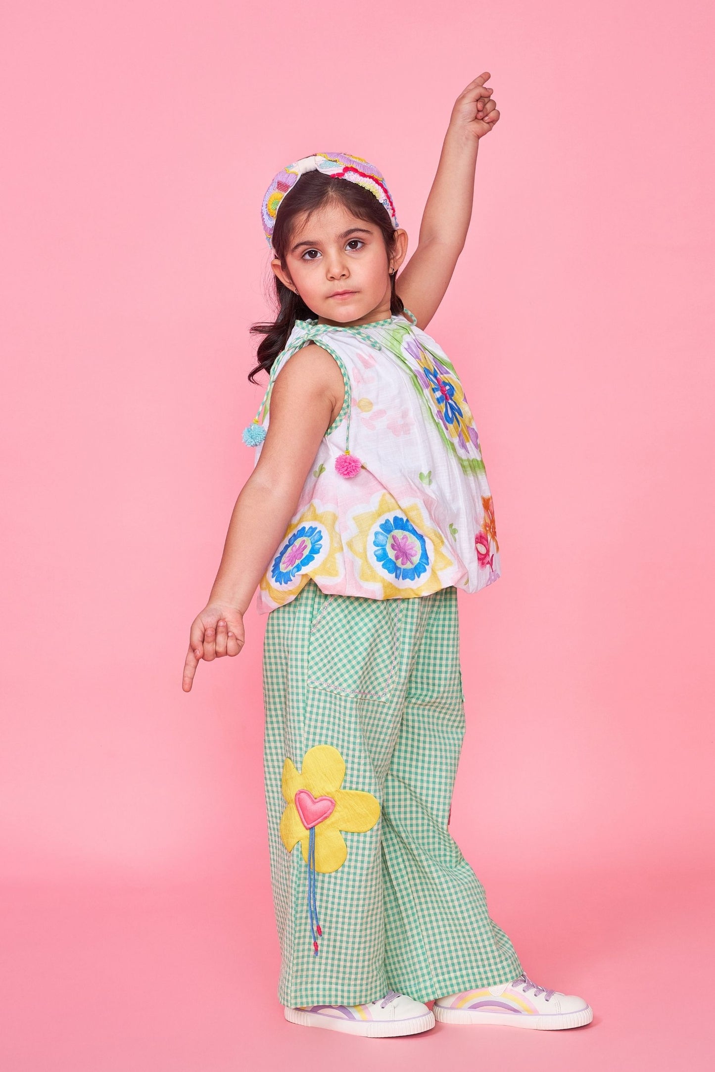 Mae Embroidered Kids Coord Set