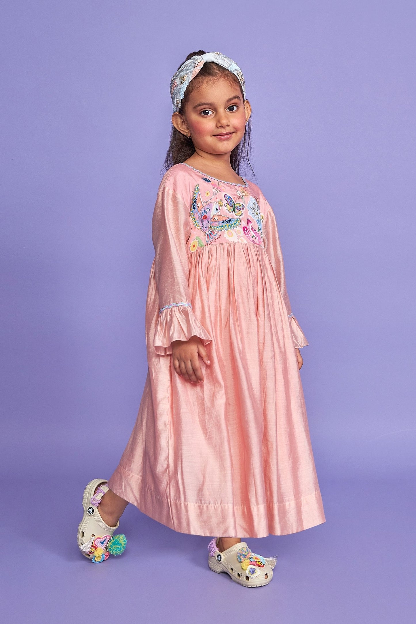 Sparrow Pink Kids LONG dress