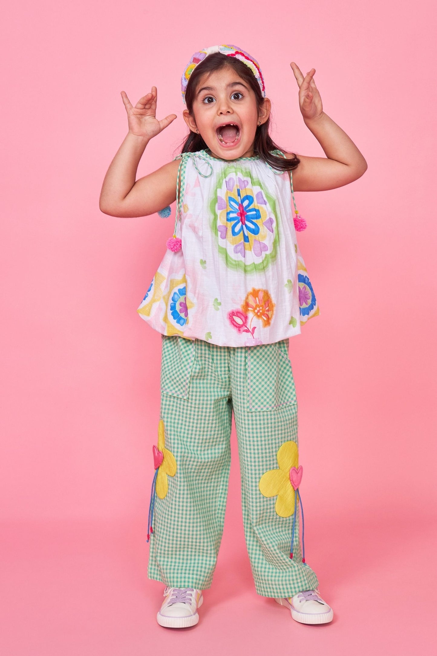 Mae Embroidered Kids Coord Set