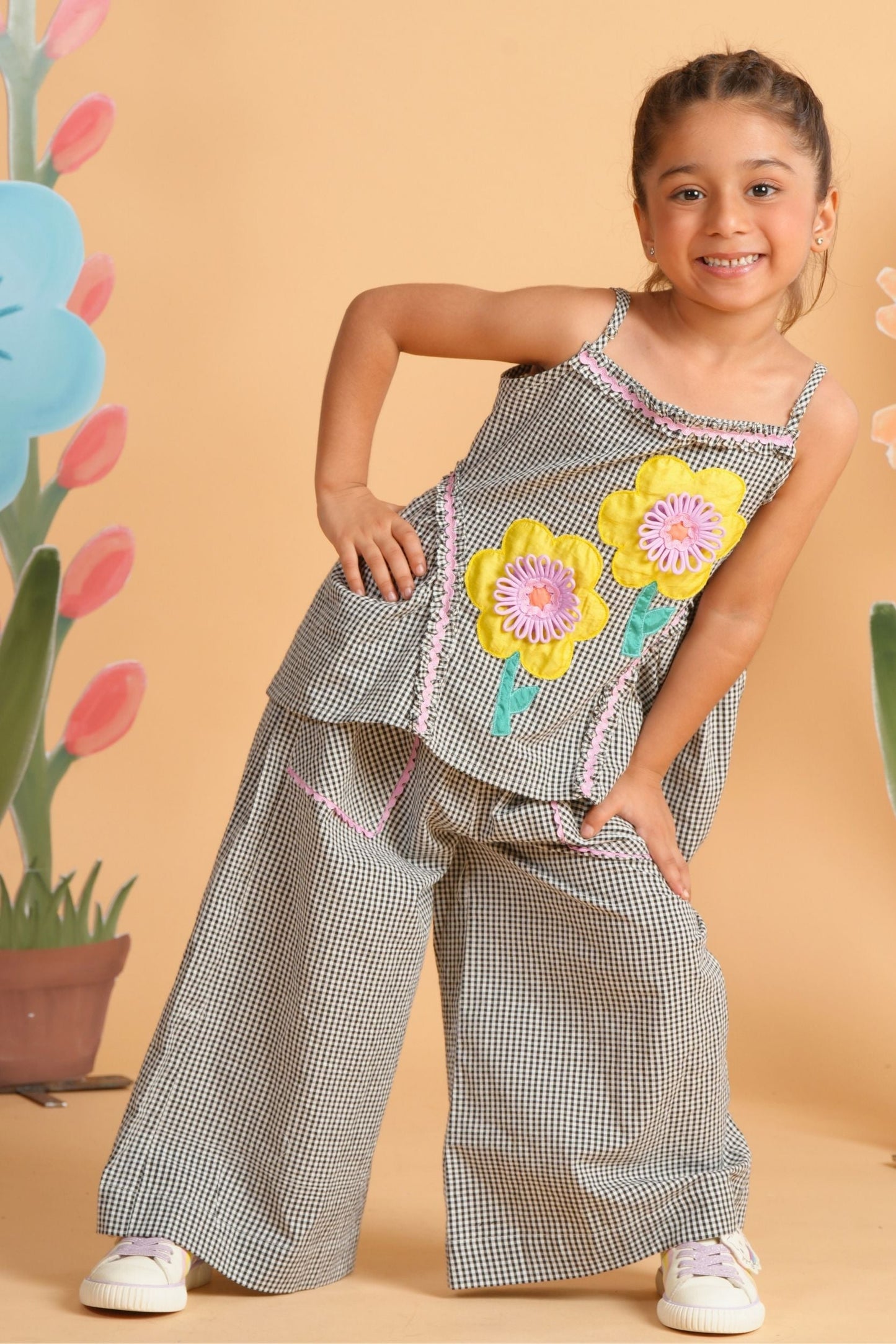 Kiki Girl Embroidered Co-ord Set