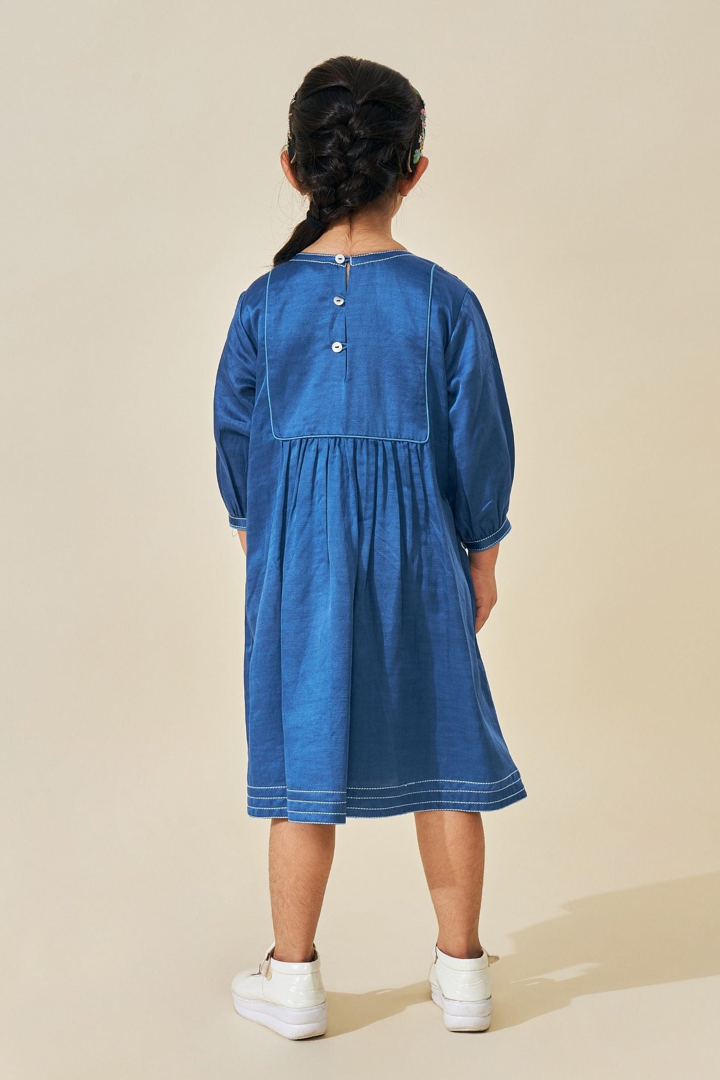 Luna Blue Girls Embellished Dress