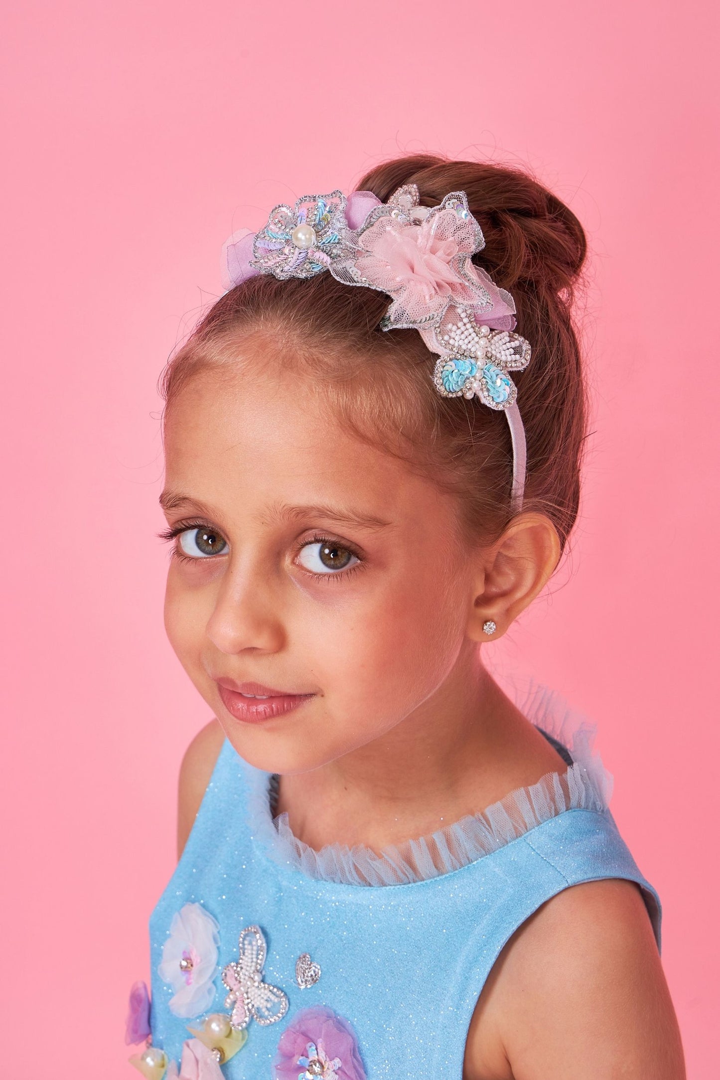 Elsie Embellished Kids Dress
