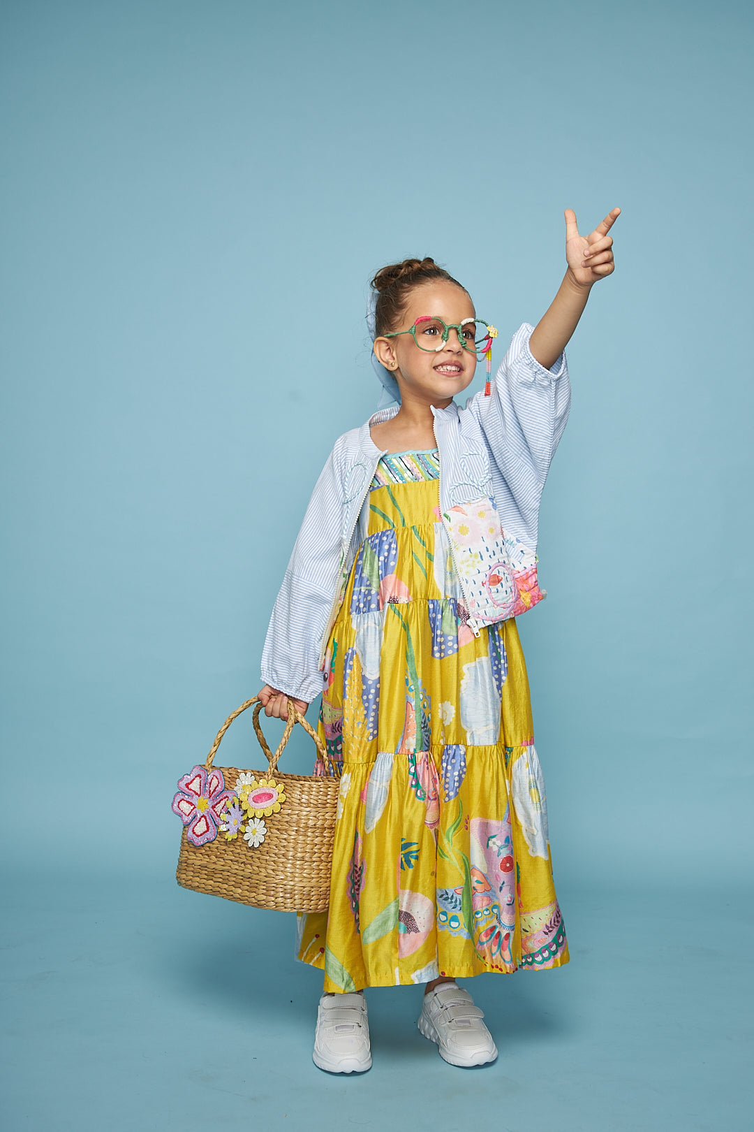Flutter Embroidered Kids Jacket ( 1 Piece )