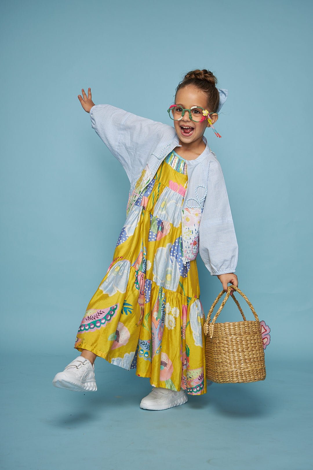 Flutter Embroidered Kids Jacket ( 1 Piece )