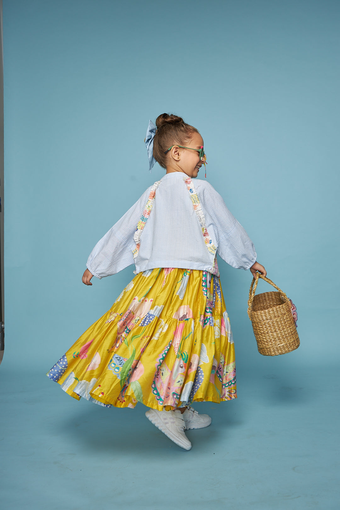 Flutter Embroidered Kids Jacket ( 1 Piece )