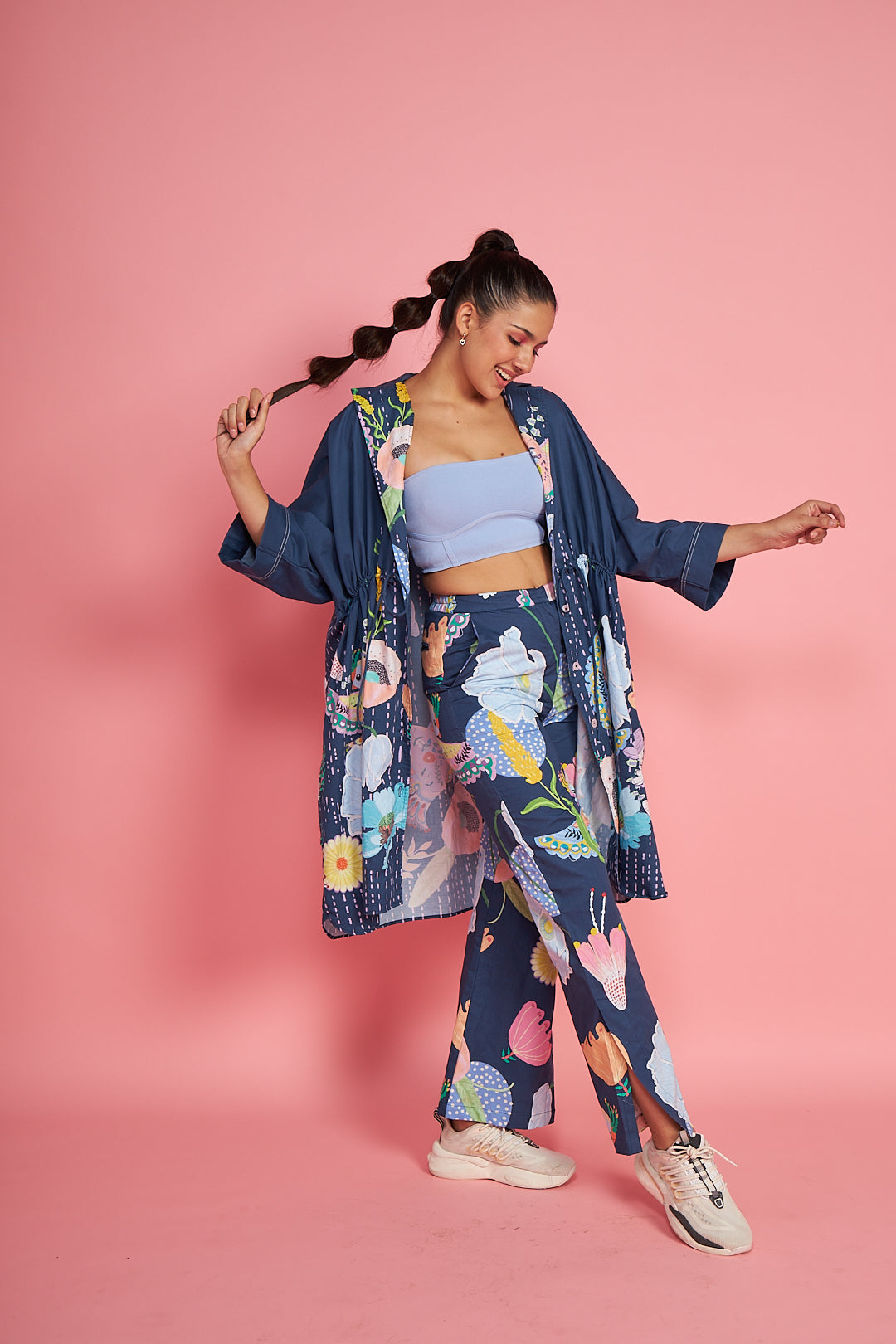 Tweet Blue Shacket Co-ord (2 piece set)