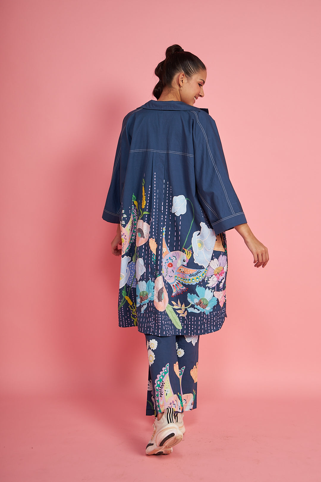 Tweet Blue Shacket Co-ord (2 piece set)
