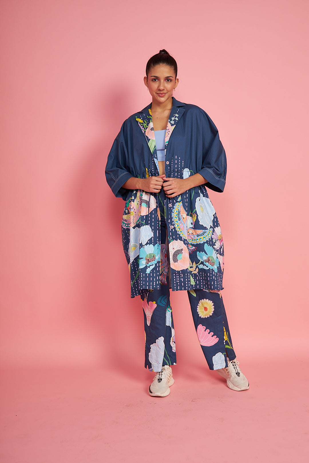 Tweet Blue Shacket Co-ord (2 piece set)