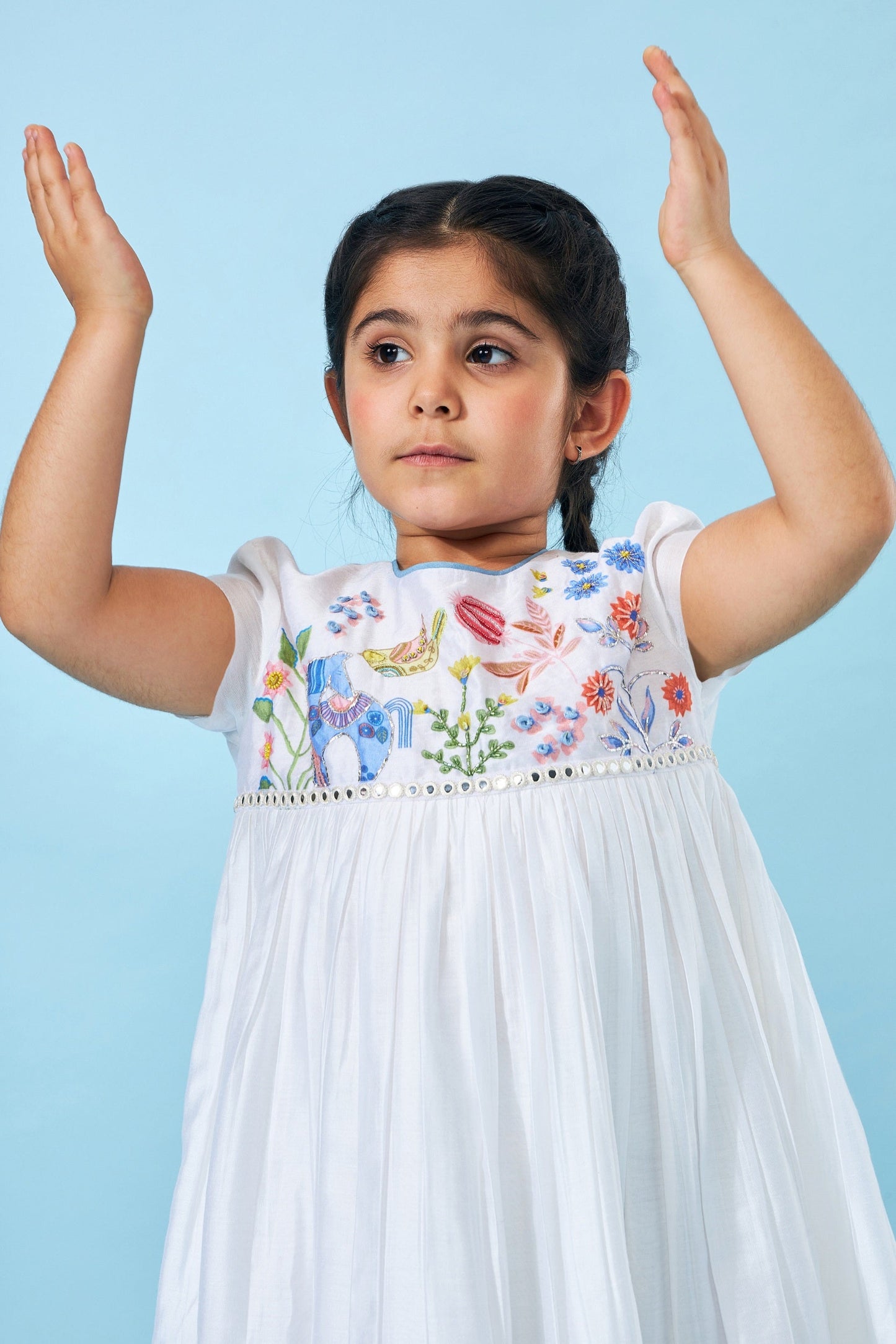 Ella Mae Embellished Girls Coord ( Set Of 2 pcs)