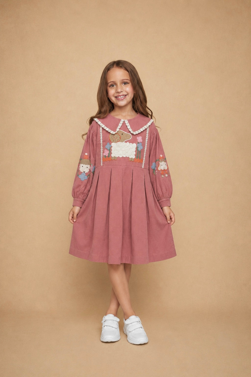 Mary Lamb Girls Embroidered Dress
