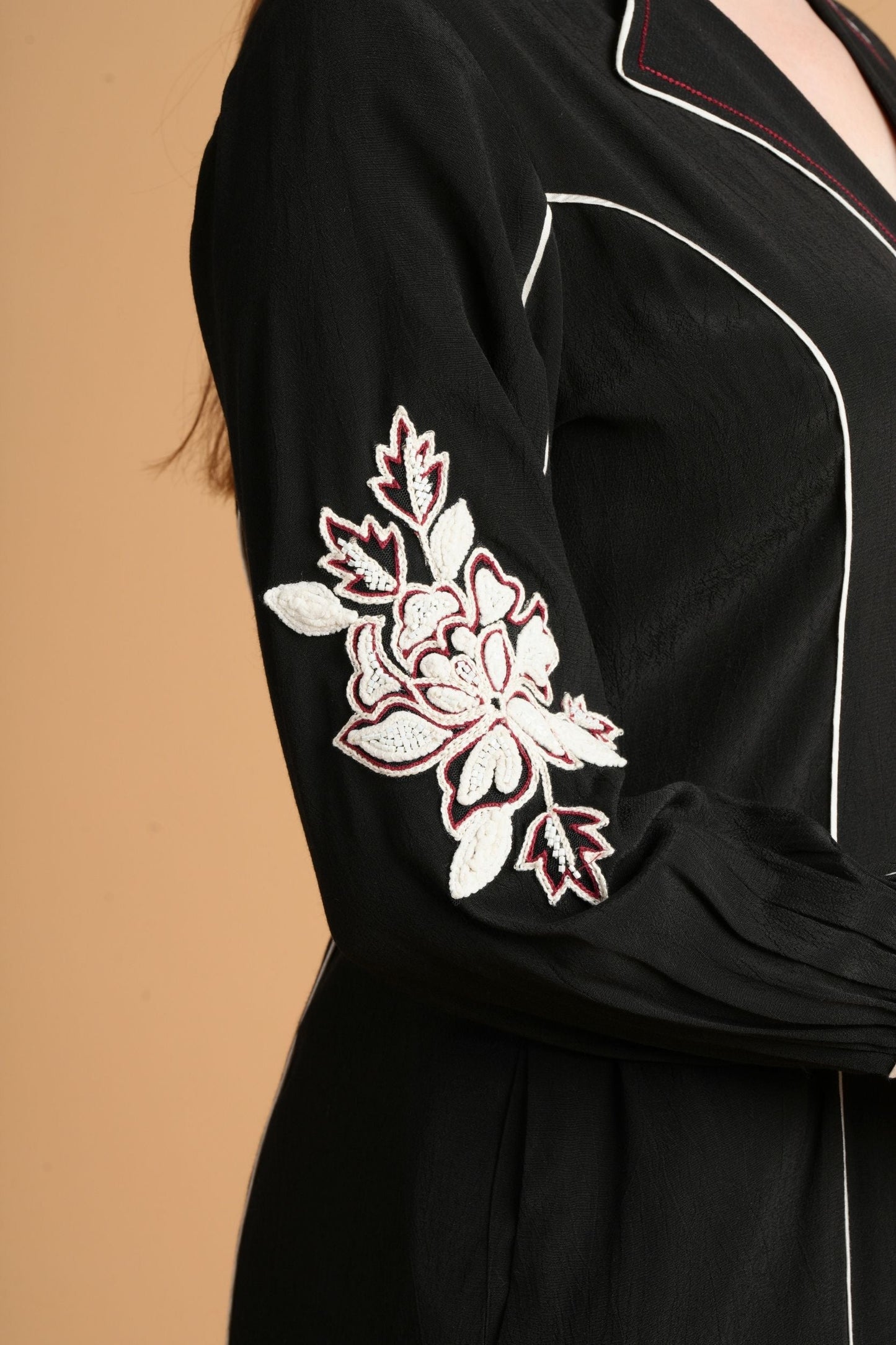 Soraya Black Embroidered Ladies Coord (Set Of 2 Pcs)