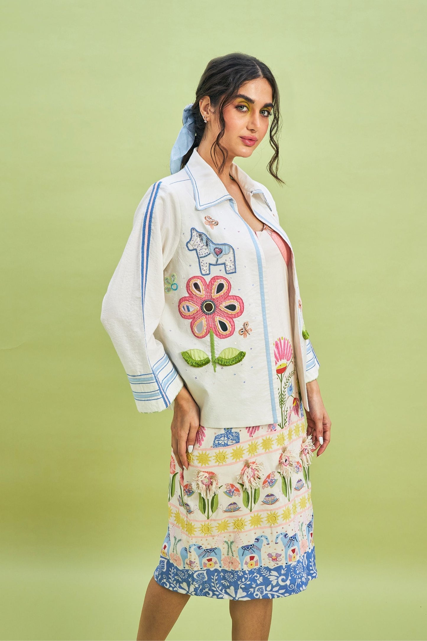 Dala Embroidered Ladies Shacket