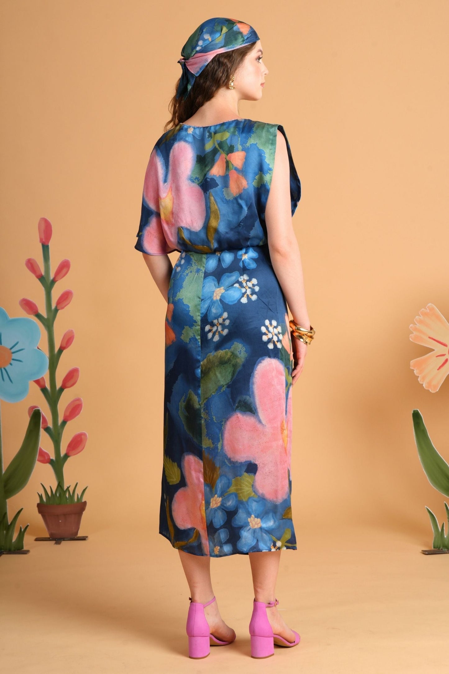 Iris Midnight Blue Ladies Dress