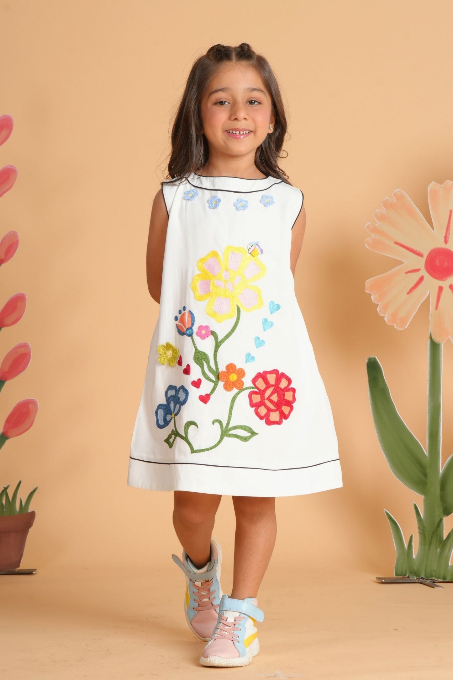 Liora White Mommy & Me Twinning Set