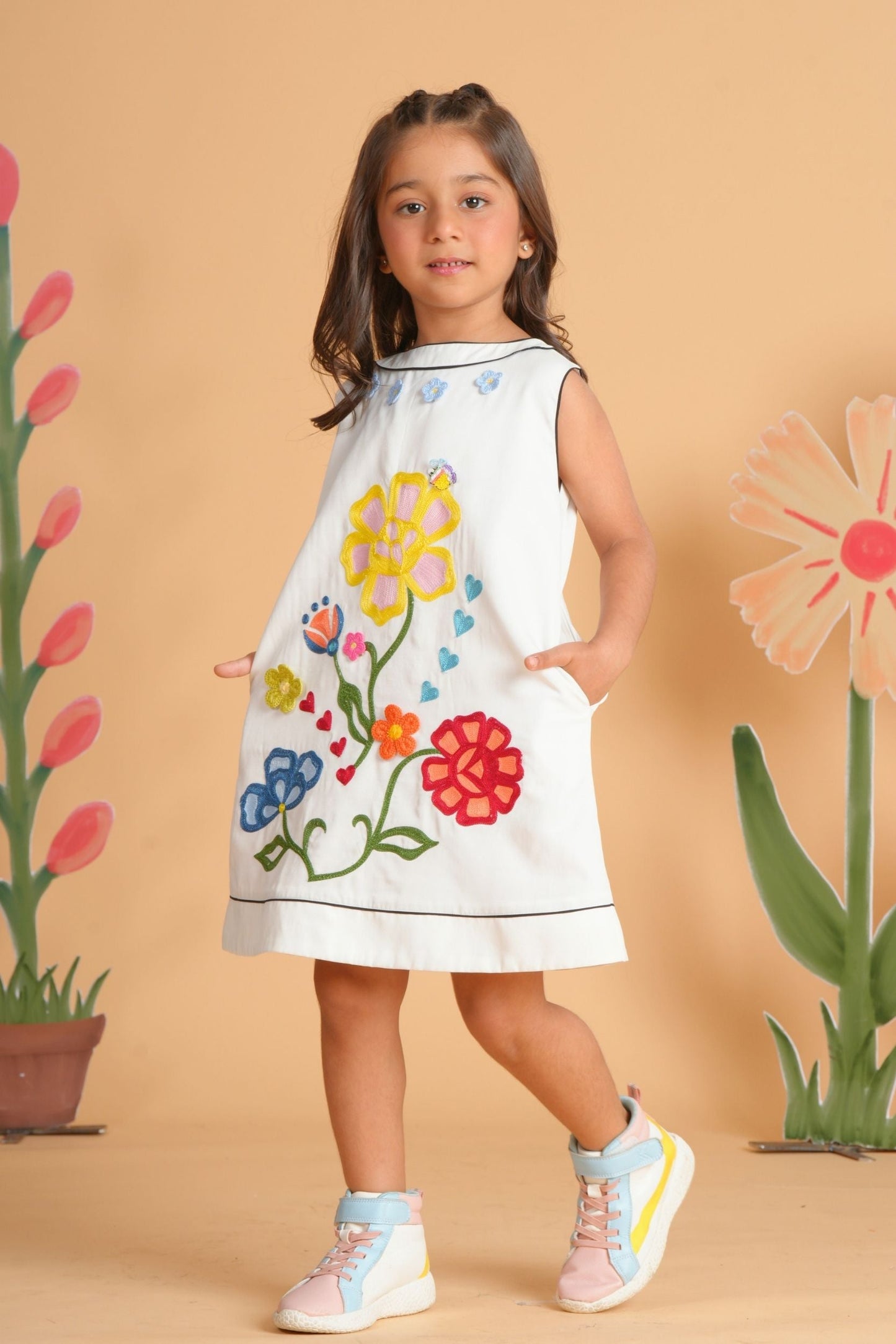 Liora White Mommy & Me Twinning Set