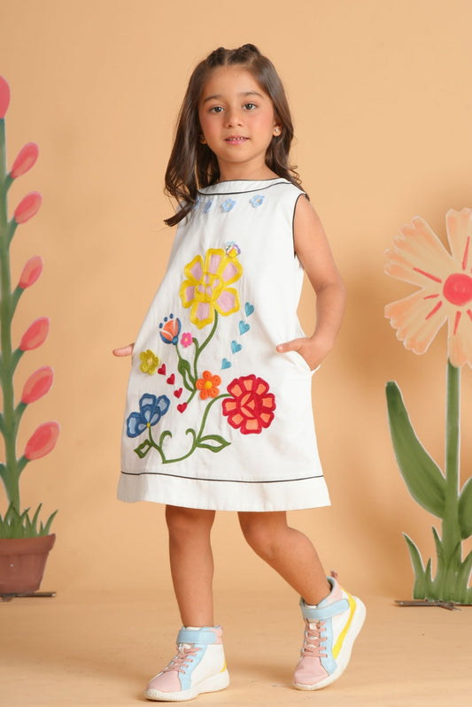 Liora Girls Embroidered Dress