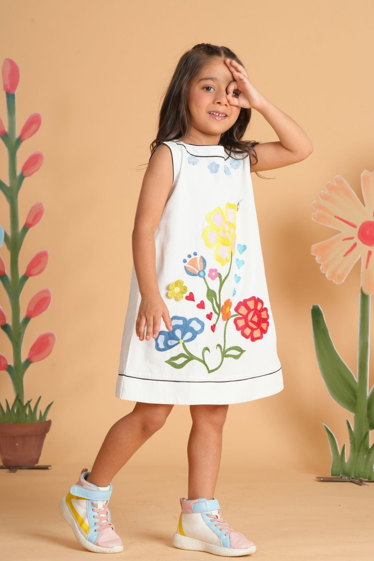 Liora White Mommy & Me Twinning Set