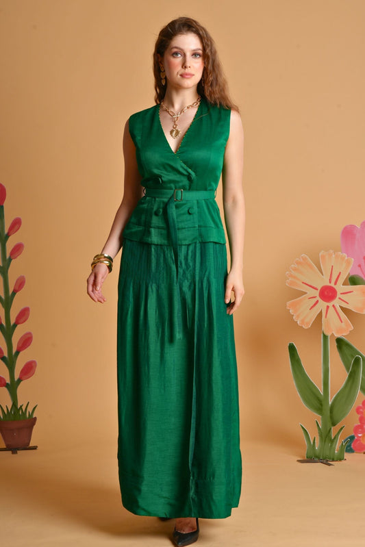 Emera Green Ladies Dress