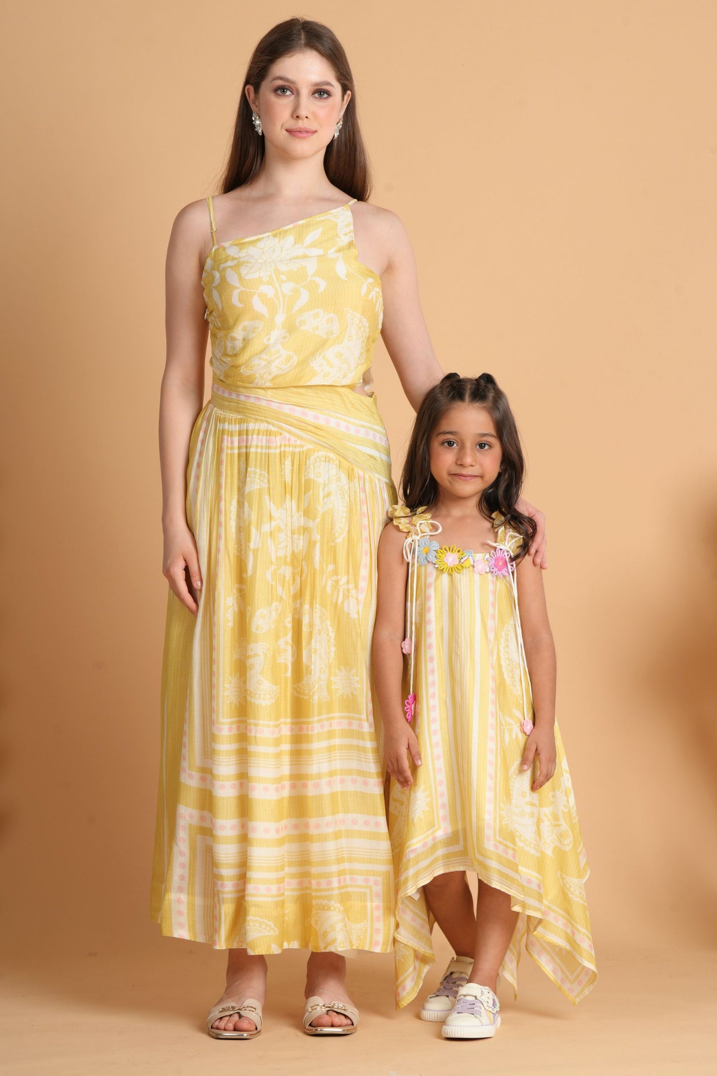 Nola Yellow Mommy & Me Twinning Set