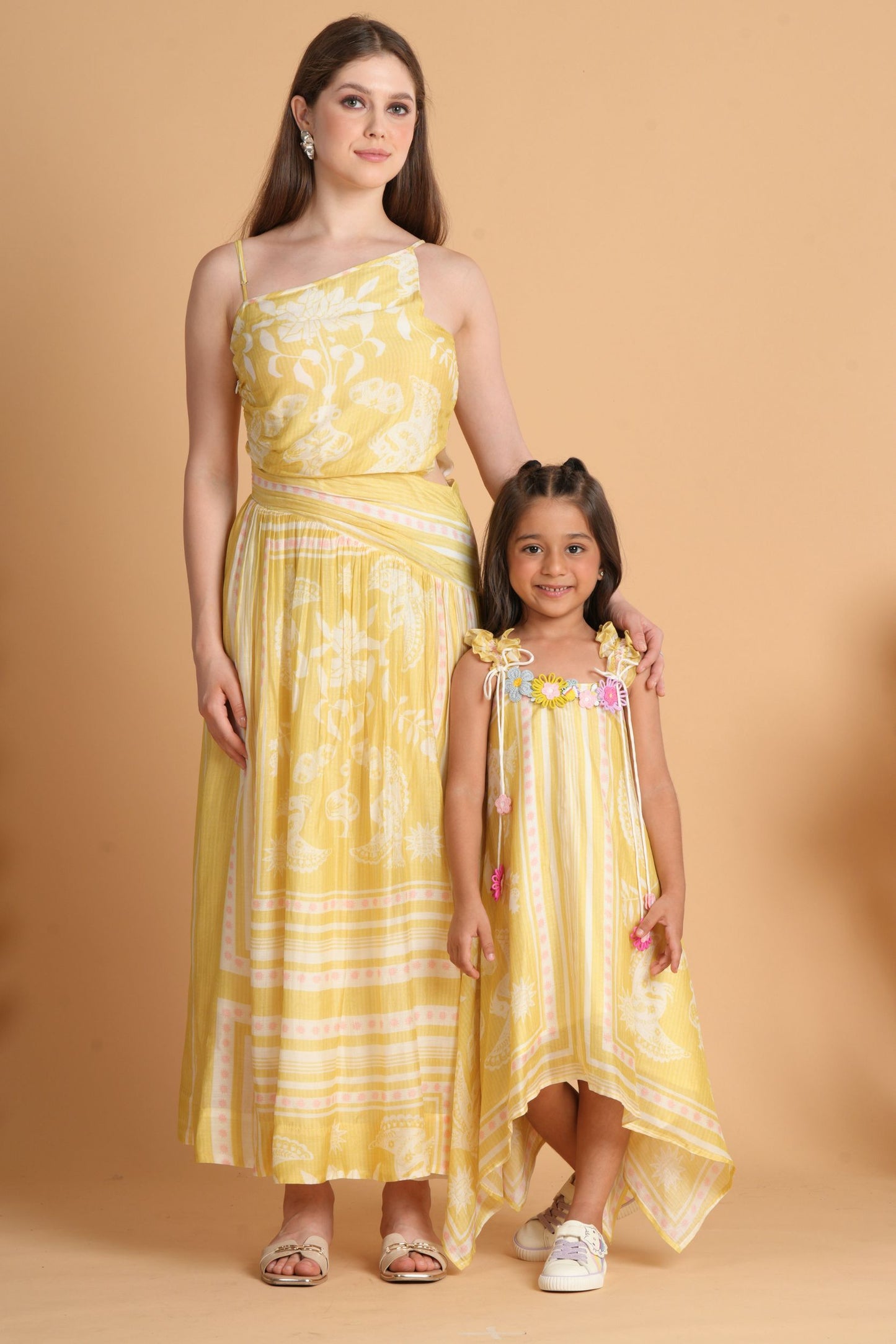 Nola Yellow Mommy & Me Twinning Set