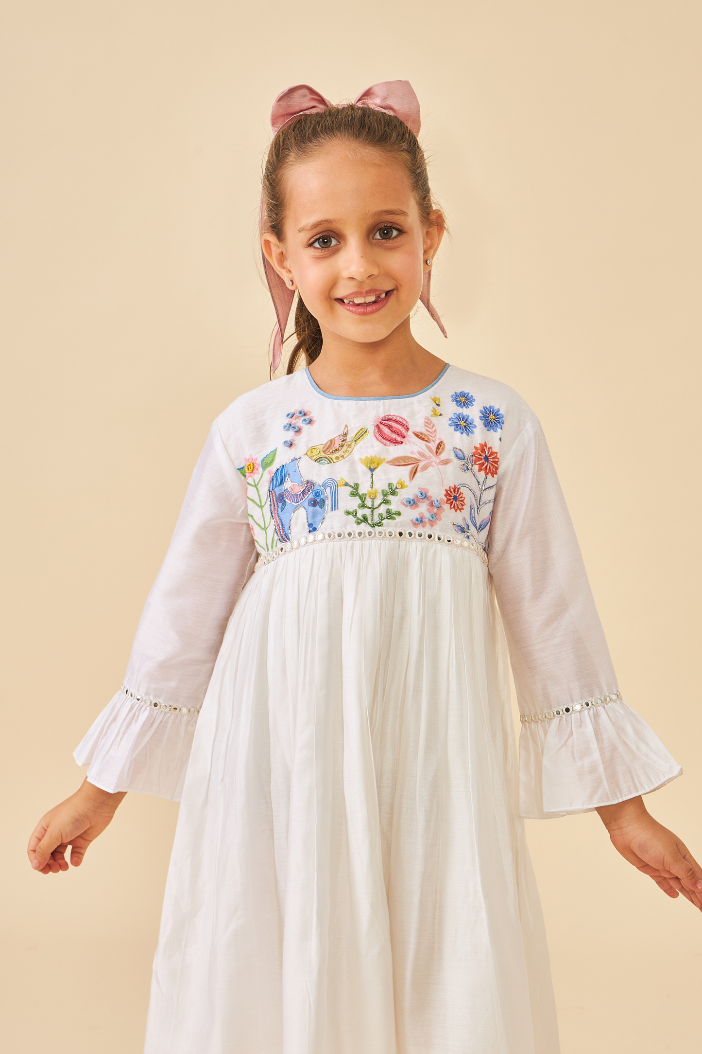 Ella Mae Embellished Long dress- 1 pc