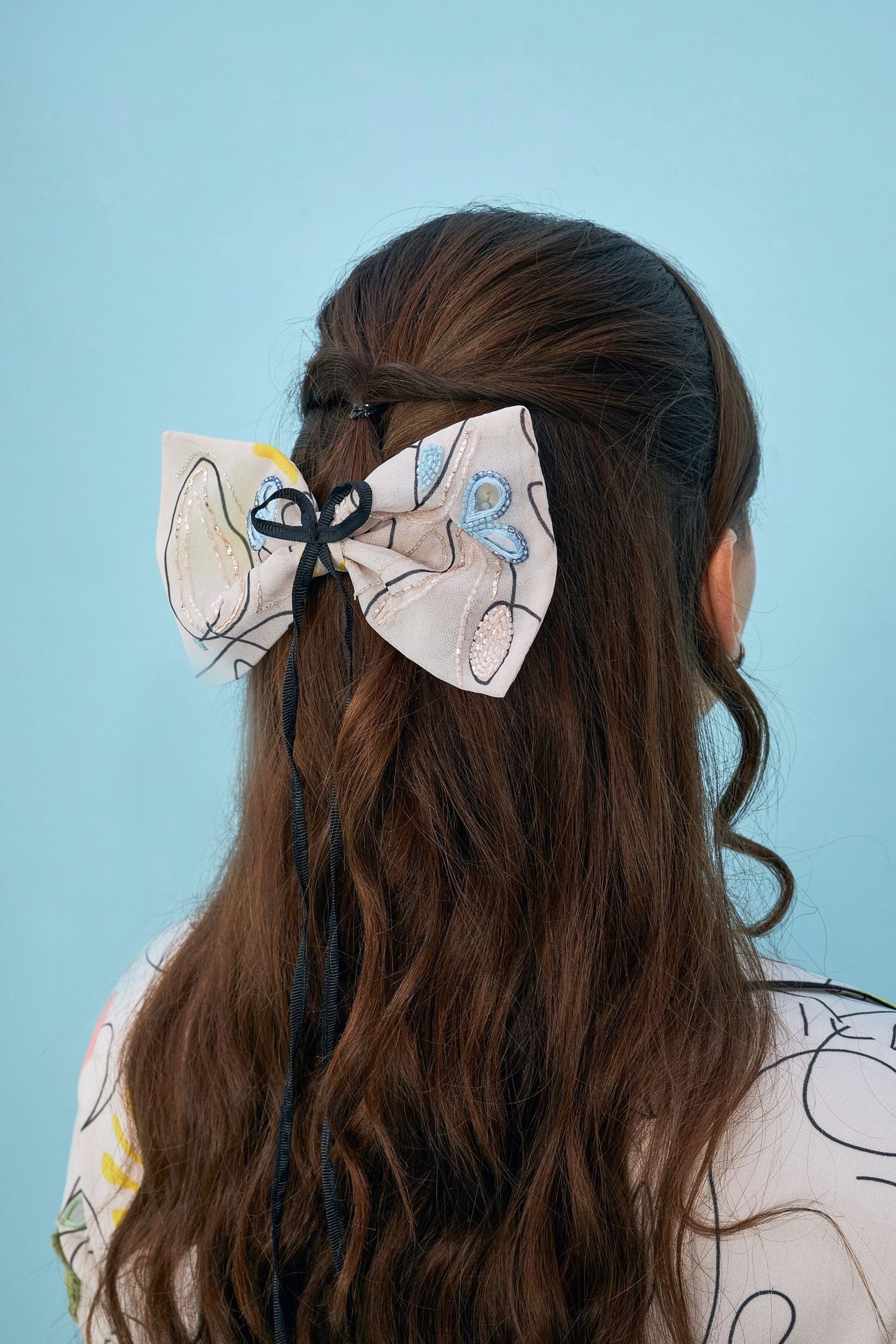 Doodle Dala Embellished Bow