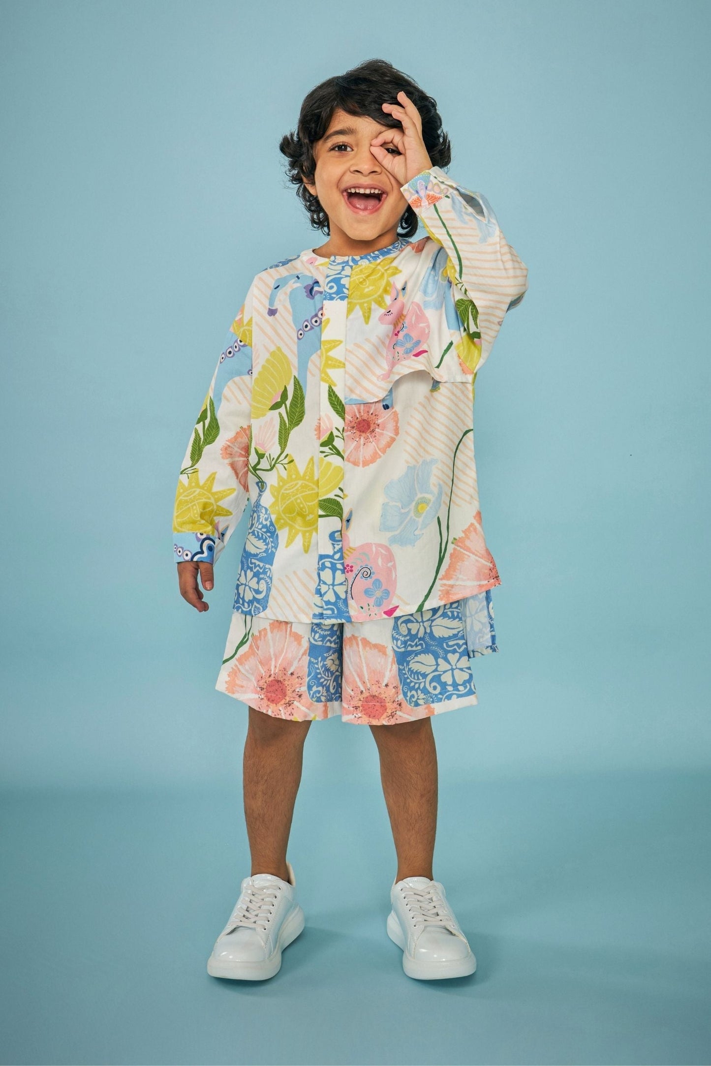 Dala Printed Kids Maxi Dress Bloom - Boy & Girl