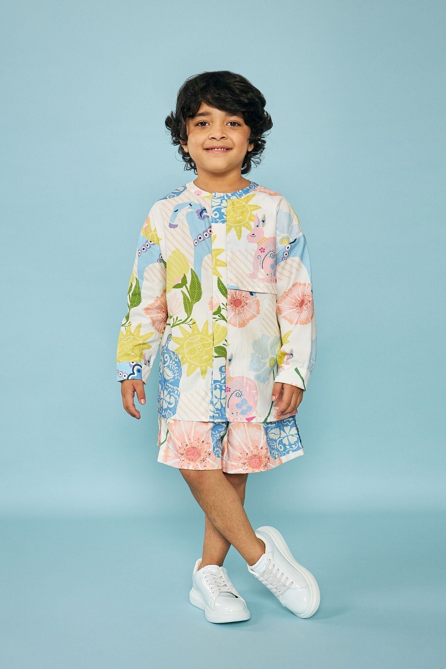 Dala Printed Kids Maxi Dress Bloom - Boy & Girl