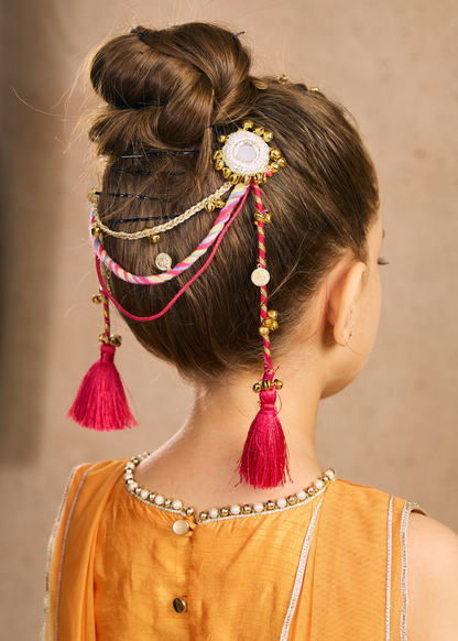Dalia Hair Clips with Fringes