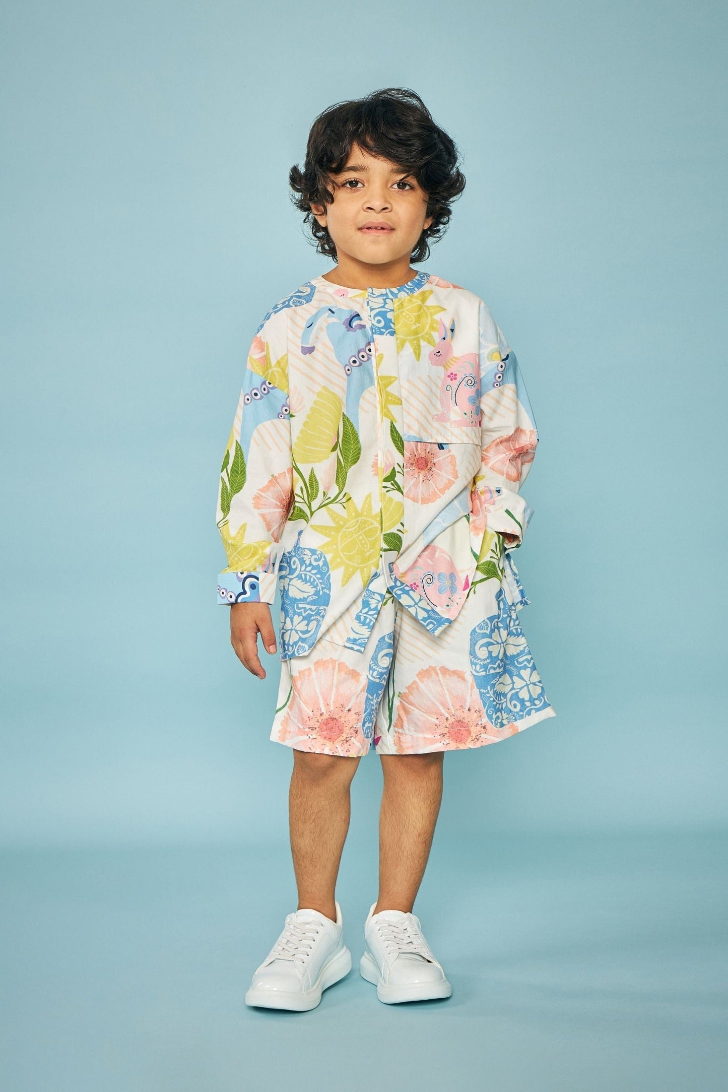 Dala Printed Kids Maxi Dress Bloom - Boy & Girl