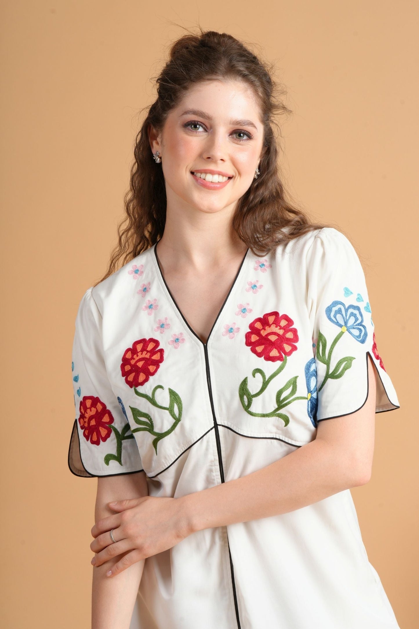 Liora White Mommy & Me Twinning Set