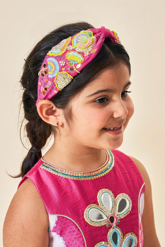 Valentina Embellished Headband On Kids