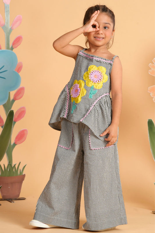 Kiki Girl Embroidered Co-ord Set
